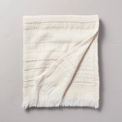 Hearth & Hand With Magnolia Textured Rib Stripe Dobby Throw Blanket - Hearth & Hand™ with Magnolia Vintage Blue 6 Hearth & Hand With Magnolia Textured Rib Stripe Dobby Throw Blanket - Hearth & Hand™ with Magnolia Vintage Blue - Image 4