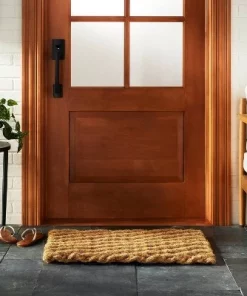 Hearth & Hand With Magnolia Chunky Twisted Rope Handwoven Coir Doormat Natural/Brown - Hearth & Hand™ with Magnolia