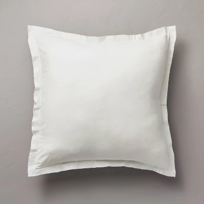 Hearth & Hand With Magnolia 26"x26" Linen Blend Euro Bed Pillow - Hearth & Hand™ with Magnolia Gray 8 Hearth & Hand With Magnolia 26"x26" Linen Blend Euro Bed Pillow - Hearth & Hand™ with Magnolia Gray - Image 6