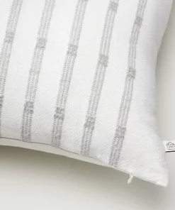 Hearth & Hand With Magnolia 14"x20" Textured Rail Stripe Lumbar Throw Pillow Cream/Light Gray - Hearth & Hand™ with Magnolia 7 Hearth & Hand With Magnolia 14"x20" Textured Rail Stripe Lumbar Throw Pillow Cream/Light Gray - Hearth & Hand™ with Magnolia -Hearth Shop GUEST 10a65083 ee65 4ed9 bfa3 805af5c60af6