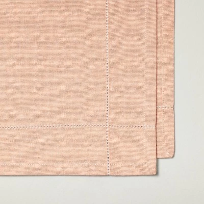 Hearth & Hand With Magnolia 4pk Hem Stitch Chambray Cloth Napkins Blush - Hearth & Hand™ with Magnolia 4 Hearth & Hand With Magnolia 4pk Hem Stitch Chambray Cloth Napkins Blush - Hearth & Hand™ with Magnolia - Image 2
