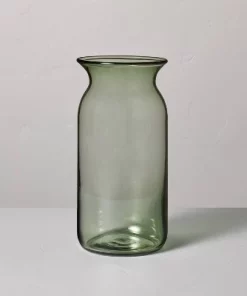 Hearth & Hand With Magnolia Green Glass Decorative Flared Bouquet Vase - Hearth & Hand™ with Magnolia -Hearth Shop GUEST 14a7ed32 0b78 499a b1b2 5aef84e33cd4
