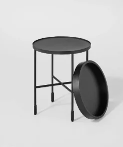 Hearth & Hand W/Magnolia Furniture Wood & Metal Accent Side Table - Black - Hearth & Hand™ with Magnolia 13 Hearth & Hand W/Magnolia Furniture Wood & Metal Accent Side Table - Black - Hearth & Hand™ with Magnolia -Hearth Shop GUEST 1bdbe248 62cb 43ab a481 cd02826c10da