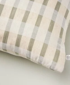 Hearth & Hand With Magnolia 14"x36" Layered Stripe Lumbar Bed Pillow Sage Green/Cream/Natural - Hearth & Hand™ with Magnolia -Hearth Shop GUEST 1d51c6ce 7066 4b68 822d 1610c5806cea