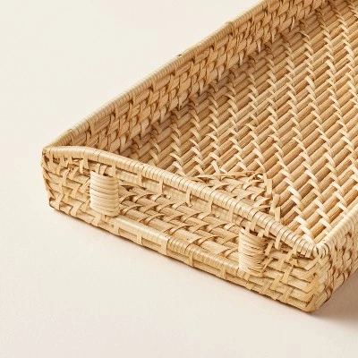 Hearth & Hand With Magnolia 7"x14" Natural Woven Bathroom Tray - Hearth & Hand™ with Magnolia 5 Hearth & Hand With Magnolia 7"x14" Natural Woven Bathroom Tray - Hearth & Hand™ with Magnolia - Image 3