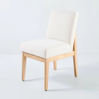 Hearth & Hand W/Magnolia Furniture Upholstered Natural Wood Slipper Dining Chair - Hearth & Hand™ with Magnolia Gray/cream 11 Hearth & Hand W/Magnolia Furniture Upholstered Natural Wood Slipper Dining Chair - Hearth & Hand™ with Magnolia Gray/cream - Image 9