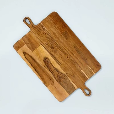 Hearth & Hand With Magnolia Large Double Handle Wood Serve Board - Hearth & Hand™ with Magnolia Natural 5 Hearth & Hand With Magnolia Large Double Handle Wood Serve Board - Hearth & Hand™ with Magnolia Natural - Image 3