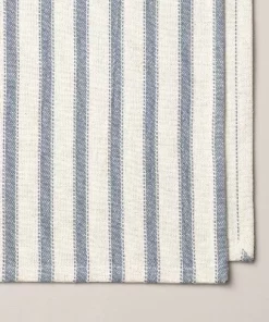 Hearth & Hand With Magnolia 4pk Engineered Stripe Cloth Napkins Blue/Natural - Hearth & Hand™ with Magnolia -Hearth Shop GUEST 34215bf0 818f 4b83 959d af781fa12131