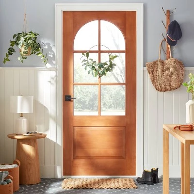 Hearth & Hand With Magnolia 24" Wood & Metal Vertical Wall Rack Brown/Brass - Hearth & Hand™ with Magnolia 3 Hearth & Hand With Magnolia 24" Wood & Metal Vertical Wall Rack Brown/Brass - Hearth & Hand™ with Magnolia