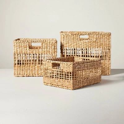 Hearth & Hand With Magnolia Natural Woven Storage Basket - Hearth & Hand™ with Magnolia 4 Hearth & Hand With Magnolia Natural Woven Storage Basket - Hearth & Hand™ with Magnolia - Image 2
