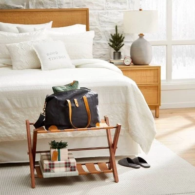 Hearth & Hand W/Magnolia Furniture Wood & Cane Transitional Nightstand - Hearth & Hand™ with Magnolia Natural 9 Hearth & Hand W/Magnolia Furniture Wood & Cane Transitional Nightstand - Hearth & Hand™ with Magnolia Natural - Image 8