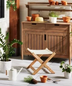 Hearth & Hand With Magnolia 2.88L Painted Metal Watering Can Cream - Hearth & Hand™ with Magnolia