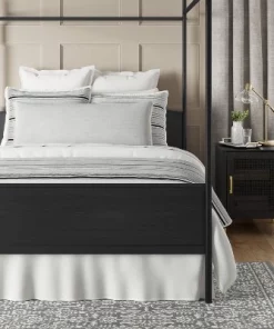 Hearth & Hand With Magnolia Linen Blend Bedskirt Sour Cream - Hearth & Hand™ with Magnolia