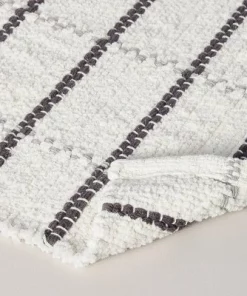 Hearth & Hand With Magnolia 20"x32" Grid Weave Bath Rug Cream/Gray - Hearth & Hand™ with Magnolia -Hearth Shop GUEST 48d851b8 9d83 4aaa 8bd4 f24da6e9be6c