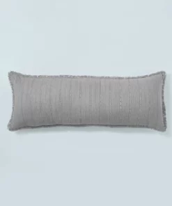 Hearth & Hand With Magnolia 16"x42" Washed Loop Stripe Lumbar Bed Pillow - Hearth & Hand™ with Magnolia Blue -Hearth Shop GUEST 48fffffb f285 4fa1 aafb 2f1f97ff8330