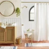 Hearth & Hand With Magnolia Textured Horizontal Stripe Matelassé Shower Curtain Cream - Hearth & Hand™ with Magnolia -Hearth Shop GUEST 4b4a3710 12fe 4b92 a400 c7c3d1046ef4