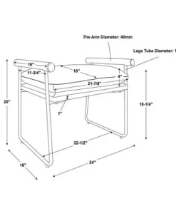 Hearth & Hand W/Magnolia Furniture Cushioned Metal & Wood Ottoman - Cream/Black - Hearth & Hand™ with Magnolia 11 Hearth & Hand W/Magnolia Furniture Cushioned Metal & Wood Ottoman - Cream/Black - Hearth & Hand™ with Magnolia -Hearth Shop GUEST 4b4e74cd 3055 4331 b309 5e885f150be1