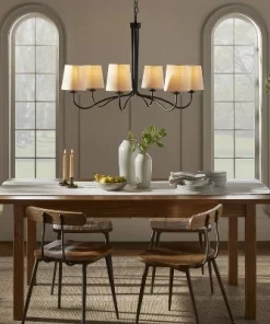 Hearth & Hand With Magnolia 6-Arm Candelabra Chandelier Ceiling Light - Hearth & Handâ„¢ with Magnolia Brass Finish