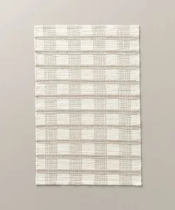 Hearth & Hand With Magnolia Rib Stripe Plaid Handmade Woven Area Rug Tan/Cream/Khaki - Hearth & Hand™ with Magnolia -Hearth Shop GUEST 4d1aa5bd f707 4108 99db d8f50f342593