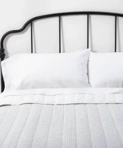 Hearth & Hand With Magnolia Microstripe Quilt Sour Cream/Railroad Gray - Hearth & Hand™ with Magnolia -Hearth Shop GUEST 4d70139d d2c1 4d78 a08c 72e7f4a2cf2e 1