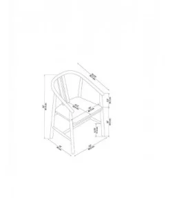 Hearth & Hand W/Magnolia Furniture Sculpted Wood Dining Chair - Hearth & Hand™ with Magnolia Black -Hearth Shop GUEST 50d91881 8a02 41a2 825a e0f5f686a73c