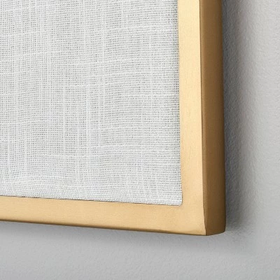 Hearth & Hand With Magnolia Arched 16"x24" Fabric Bulletin Board Brass - Hearth & Hand™ with Magnolia 4 Hearth & Hand With Magnolia Arched 16"x24" Fabric Bulletin Board Brass - Hearth & Hand™ with Magnolia - Image 2