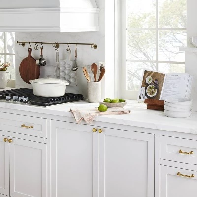 Hearth & Hand With Magnolia Classic Etched Drawer Pulls (Set of 2) - Hearth & Hand™ with Magnolia Matte Black 3 Hearth & Hand With Magnolia Classic Etched Drawer Pulls (Set of 2) - Hearth & Hand™ with Magnolia Matte Black