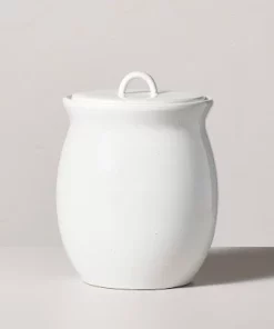 Hearth & Hand With Magnolia Flared Brim Stoneware Canister Vintage Cream - Hearth & Hand™ with Magnolia -Hearth Shop GUEST 5b2994d3 3b48 4ecc 9097 8011b9b7cc35