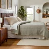 Hearth & Hand With Magnolia 26"x26" Linen Blend Euro Bed Pillow - Hearth & Hand­™ with Magnolia Gray -Hearth Shop GUEST 5b91dd5e 99a7 4ba8 840e 26e86a998f37