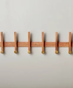 Hearth & Hand With Magnolia Wood & Brass Hook Rail - Hearth & Hand™ with Magnolia -Hearth Shop GUEST 5fe65c76 4fe6 4344 82dd aaeff895e738