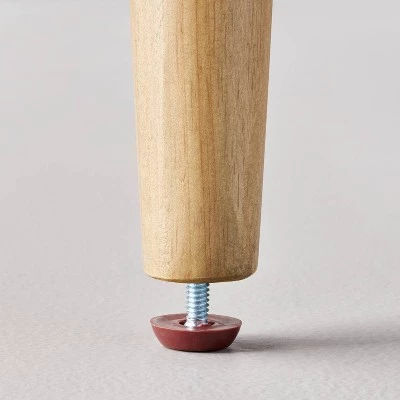 Hearth & Hand W/Magnolia Furniture Boucle Upholstered Wood Ottoman - Hearth & Hand™ with Magnolia Oatmeal 6 Hearth & Hand W/Magnolia Furniture Boucle Upholstered Wood Ottoman - Hearth & Hand™ with Magnolia Oatmeal - Image 4