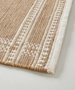 Hearth & Hand With Magnolia Border Plaid Handmade Jute Woven Area Rug Natural/Cream - Hearth & Hand™ with Magnolia -Hearth Shop GUEST 63fc5862 7cf1 4cb7 b7d1 572dbf9359aa