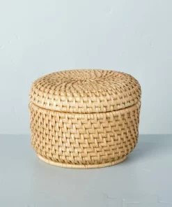 Hearth & Hand With Magnolia Woven Basket with Lid Natural - Hearth & Hand™ with Magnolia 11 Hearth & Hand With Magnolia Woven Basket with Lid Natural - Hearth & Hand™ with Magnolia -Hearth Shop GUEST 66a4f642 06e1 4c92 934e 2dcb97d900b7