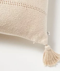 Hearth & Hand With Magnolia 14"x20" Hem Stitch Stripe Lumbar Throw Pillow with Tassels Tan - Hearth & Hand™ with Magnolia 7 Hearth & Hand With Magnolia 14"x20" Hem Stitch Stripe Lumbar Throw Pillow with Tassels Tan - Hearth & Hand™ with Magnolia -Hearth Shop GUEST 6712f251 df68 4ba3 a6d9 0be1bacef55b