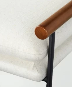 Hearth & Hand W/Magnolia Furniture Cushioned Metal & Wood Ottoman - Cream/Black - Hearth & Hand™ with Magnolia 9 Hearth & Hand W/Magnolia Furniture Cushioned Metal & Wood Ottoman - Cream/Black - Hearth & Hand™ with Magnolia -Hearth Shop GUEST 6c785605 9961 44c5 a28d 224bc1a85324