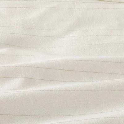 Hearth & Hand With Magnolia Fine Stripe Duvet & Sham Set Twilight Taupe/Sour Cream - Hearth & Hand™ with Magnolia 3 Hearth & Hand With Magnolia Fine Stripe Duvet & Sham Set Twilight Taupe/Sour Cream - Hearth & Hand™ with Magnolia