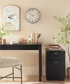 Hearth & Hand With Magnolia Arched 16"x24" Fabric Bulletin Board Brass - Hearth & Hand™ with Magnolia