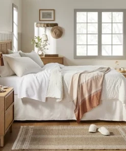 Hearth & Hand With Magnolia 3pc Mini Grid Stitch Comforter Bedding Set - Hearth & Handâ„¢ with Magnolia Railroad Gray