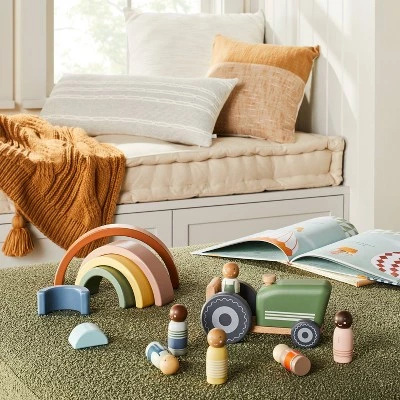 Hearth & Hand With Magnolia Toy Rainbow Wooden Block Stacker - 6pc - Hearth & Hand™ with Magnolia 3 Hearth & Hand With Magnolia Toy Rainbow Wooden Block Stacker - 6pc - Hearth & Hand™ with Magnolia