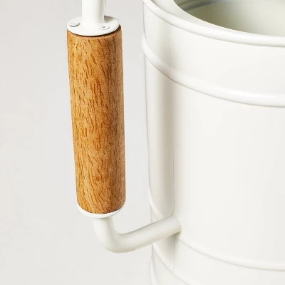 Hearth & Hand With Magnolia 2.88L Painted Metal Watering Can Cream - Hearth & Hand™ with Magnolia 4 Hearth & Hand With Magnolia 2.88L Painted Metal Watering Can Cream - Hearth & Hand™ with Magnolia - Image 2