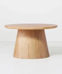 Hearth & Hand W/Magnolia Furniture Wooden Round Pedestal Coffee Table - Hearth & Hand™ with Magnolia Aged Oak 15 Hearth & Hand W/Magnolia Furniture Wooden Round Pedestal Coffee Table - Hearth & Hand™ with Magnolia Aged Oak -Hearth Shop GUEST 886fce3d 7cb2 4515 9222 61027bc31216