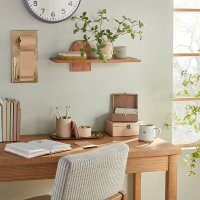 Hearth & Hand With Magnolia Brushed Metal Paper Roll Holder Brass Finish - Hearth & Hand™ with Magnolia 3 Hearth & Hand With Magnolia Brushed Metal Paper Roll Holder Brass Finish - Hearth & Hand™ with Magnolia