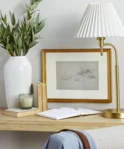 Hearth & Hand With Magnolia 12"x16" Desert Sketch Framed Wall Art Cream/Gray - Hearth & Hand™ with Magnolia