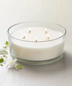 Hearth & Hand With Magnolia 5-Wick Clear Glass Ivy Knob-Lid Jar Candle 28oz - Hearth & Hand™ with Magnolia