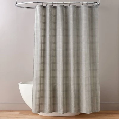 Hearth & Hand With Magnolia Washed Square Shower Curtain - Hearth & Hand™ with Magnolia Green 5 Hearth & Hand With Magnolia Washed Square Shower Curtain - Hearth & Hand™ with Magnolia Green - Image 3