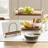 Hearth & Hand With Magnolia Wood & Brass Napkin Holder - Hearth & Hand™ with Magnolia