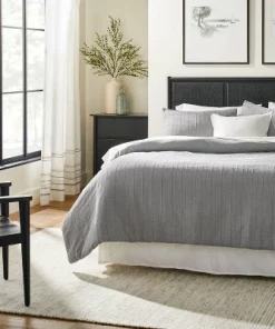 Hearth & Hand With Magnolia 3pc Washed Loop Stripe Comforter Bedding Set - Hearth & Hand™ with Magnolia Blue -Hearth Shop GUEST 985d4205 3188 4765 bb59 d7f12fe9d218