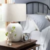 Hearth & Hand With Magnolia Resin Table Lamp (Includes LED Light Bulb) White - Hearth & Hand™ with Magnolia