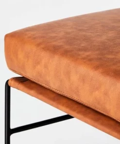 Hearth & Hand W/Magnolia Furniture Faux Leather & Metal Ottoman - Black/Brown - Hearth & Hand™ with Magnolia 10 Hearth & Hand W/Magnolia Furniture Faux Leather & Metal Ottoman - Black/Brown - Hearth & Hand™ with Magnolia -Hearth Shop GUEST 9b2658c7 b78e 41a8 8113 32d4e62b9ca2