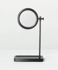 Hearth & Hand With Magnolia Two-Sided Vanity Mirror with Tray Base Matte Black - Hearth & Hand™ with Magnolia 7 Hearth & Hand With Magnolia Two-Sided Vanity Mirror with Tray Base Matte Black - Hearth & Hand™ with Magnolia -Hearth Shop GUEST a07fadc4 db52 4e9a 9f83 e91ecca4a9dd